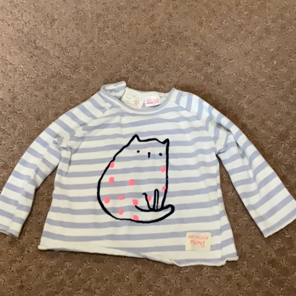 🌷ZARA BABY GIRL TOP IN SIZE 3-6 MONTHS
